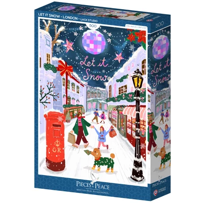 Pieces &amp; Peace 0256 - Let it Snow - London - 500 db-os puzzle