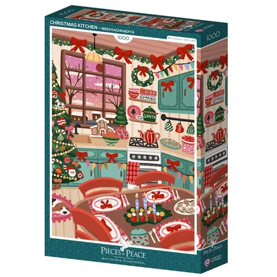 Pieces &amp;amp; Peace 0262 - Christmas Kitchen - 1000 db-os puzzle