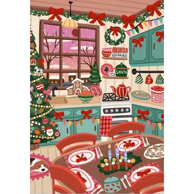 Pieces &amp;amp; Peace 0262 - Christmas Kitchen - 1000 db-os puzzle