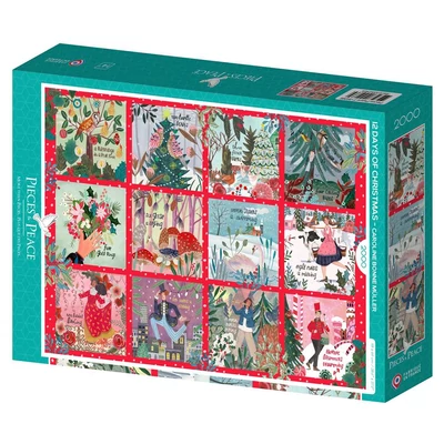 Pieces &amp;amp; Peace 0266 - 12 Days of Christmas - 2000 db-os puzzle