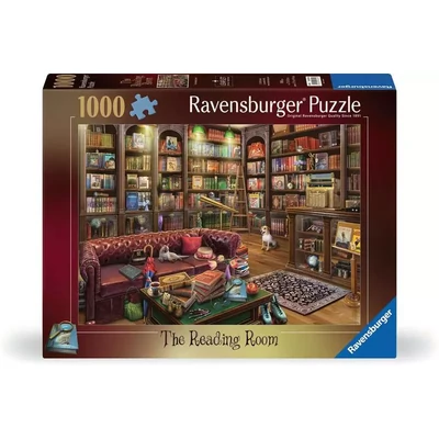 Ravensburger 12000329 - A könyvtárszoba - 1000 db-os puzzle