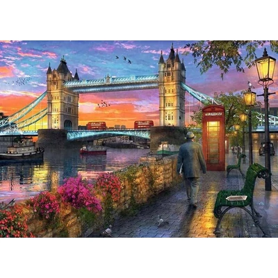 Ravensburger 12000041 - A Tower Bridge naplementében - 1000 db-os puzzle