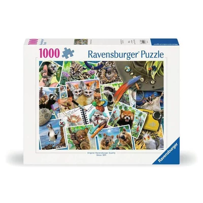 Ravensburger 12000607 - Állati jó útinapló - 1000 db-os puzzle