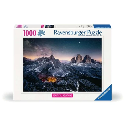 Ravensburger 12000256 - Beautiful Mountains - Drei Zinnen, Dolomitok - 1000 db-os puzzle