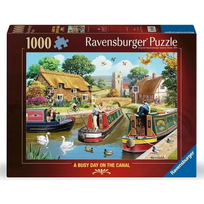 Ravensburger 12001521 - Egy nap a csatornán - 1000 db-os puzzle