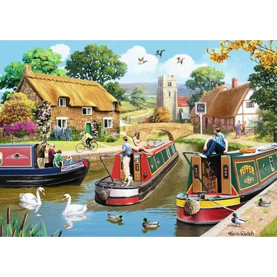 Ravensburger 12001521 - Egy nap a csatornán - 1000 db-os puzzle