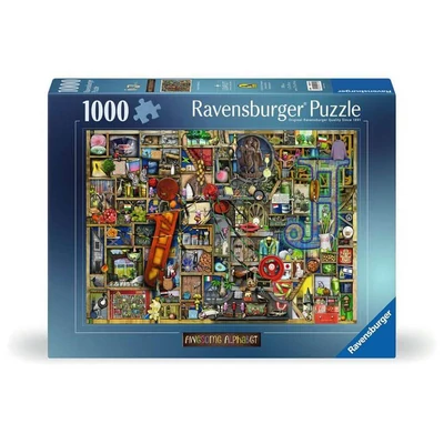 Ravensburger 12000172 - Félelmetes ABC - I és J, Colin Thompson - 1000 db-os puzzle