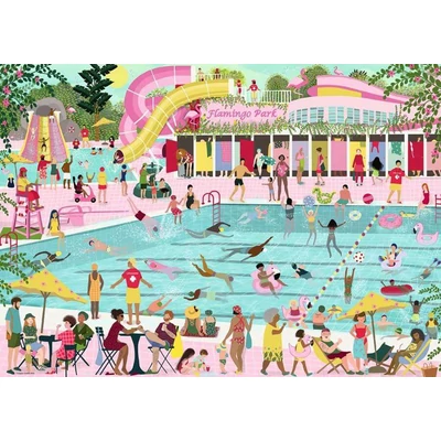 Ravensburger 12001520 - Flamingo Park - 1000 db-os puzzle