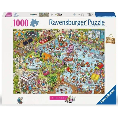 Ravensburger 12001164 - Holiday Resort 3 - The Pool - 1000 db-os puzzle