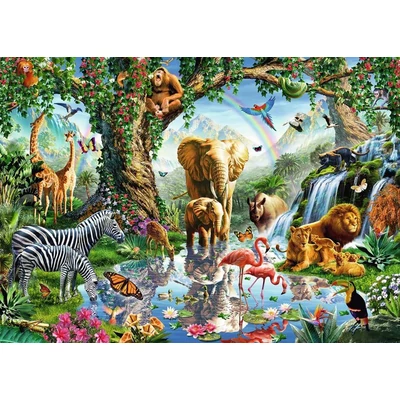 Ravensburger 12000682 - Kalandok a dzsungelben - 1000 db-os puzzle