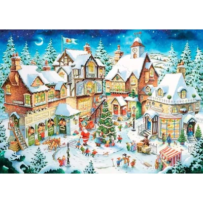 Ravensburger 12001271 - Karácsonyfalva - 1000 db-os puzzle