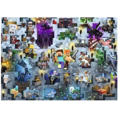 Ravensburger 12000422 - Minecraft - 1000 db-os puzzle