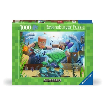 Ravensburger 12000421 - Minecraft - Vízi világ - 1000 db-os puzzle