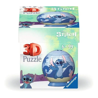 Ravensburger 11597 - Stitch - 54 db-os 3D gömb puzzle