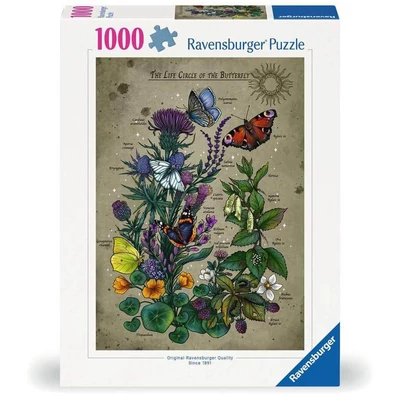 Ravensburger 12001435 - A lepkék életciklusa - 1000 db-os puzzle