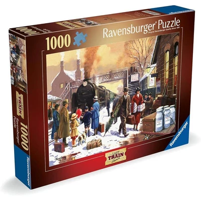 Ravensburger 12001573 - Az utolsó vonat hazafelé - 1000 db-os puzzle
