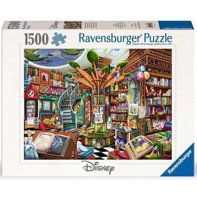 Ravensburger 12001582 - Varázslatos Disney könyvesbolt - 1500 db-os puzzle