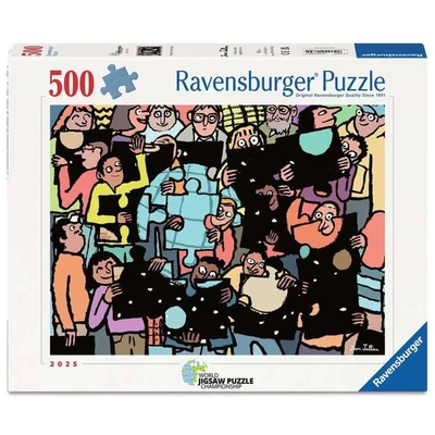 Ravensburger 12001739 - World Jigsaw Puzzle Championship - Puzzle rajongók - 500 db-os puzzle