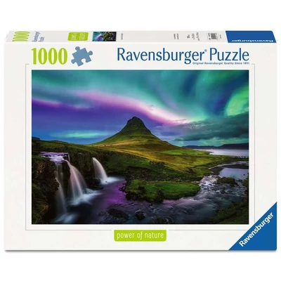 Ravensburger 12001744 - Power of Nature - Sarki fény a Kirkjufell felett - 1000 db-os puzzle