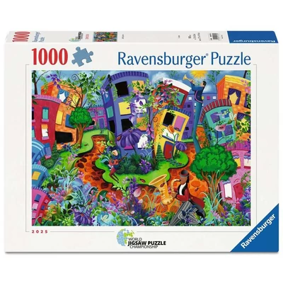 Ravensburger 12001797 - World Jigsaw Puzzle Championship - Katicabogár sétány - 1000 db-os puzzle
