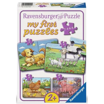 Ravensburger 12004041 - Első Baby puzzle - Állati családok