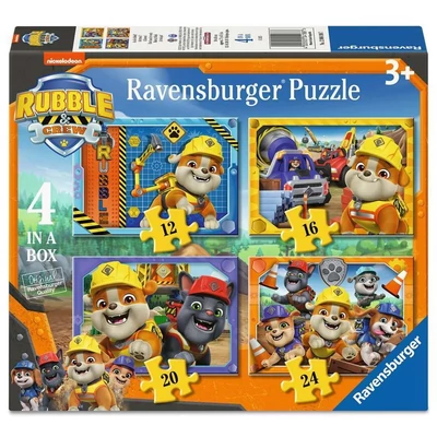 Ravensburger 12004188 - Mancs őrjárat - 4 az 1-ben puzzle (12,16,20,24 db-os) puzzle