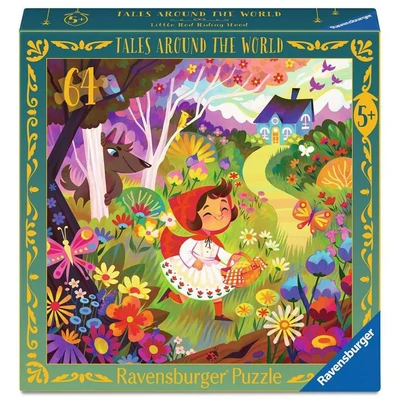 Ravensburger 12004208 - Piroska és a Farkas - 64 db-os puzzle