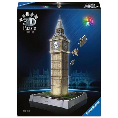 Ravensburger 12008025 - Night Edition - Big Ben - 235 db-os 3D puzzle