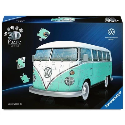 Ravensburger 12008035 - Volkswagen T1 Surf Edition - 162 db-os 3D puzzle