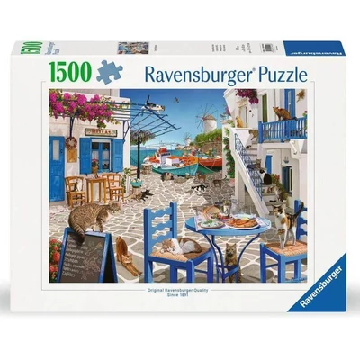 Ravensburger 12001450 - Mykonos macskái - 1500 db-os puzzle