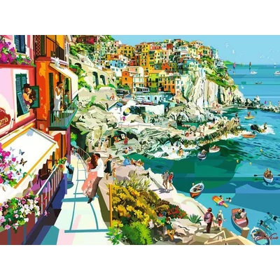 Ravensburger 12000430 - Románc a Cinque Terrén - 1500 db-os puzzle