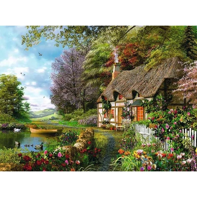 Ravensburger 12000700 - Vidéki lak - 1500 db-os puzzle