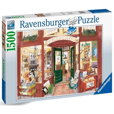 Ravensburger 12000728 - Wordsmith könyvesboltja - 1500 db-os puzzle