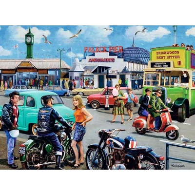 Ravensburger 16577 - Happy Days - Vidám szabadnapok - 4 x 500 db-os puzzle