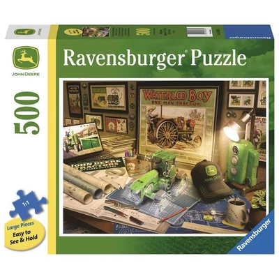 Ravensburger 16838 - John Deere íróasztal - 500 db-os XXL puzzle
