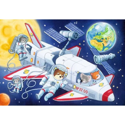 Ravensburger 05665 - Utazás az űrben - 2 x 24 db-os puzzle