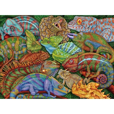 Ravensburger 12004103 - Lenyűgöző hüllők - 300 db-os XXL puzzle