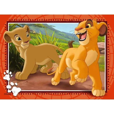 Ravensburger 12004025 - Az oroszlánkirály - 4 az 1-ben puzzle (12,16,20,24 db-os) puzzle