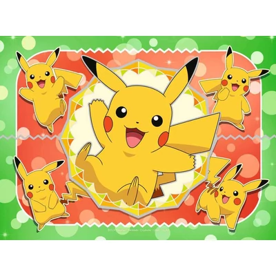Ravensburger 12004026 - Pokémon - 4 az 1-ben puzzle (12,16,20,24 db-os) puzzle