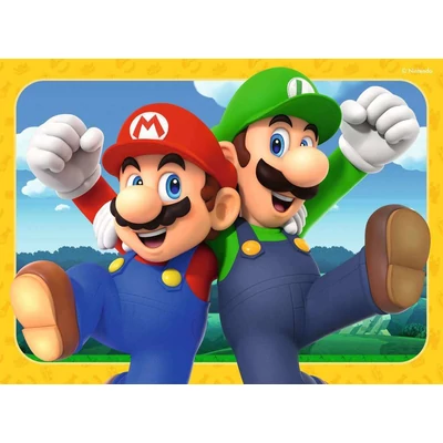 Ravensburger 12004107 - Super Mario - 4 az 1-ben puzzle (12,16,20,24 db-os) puzzle