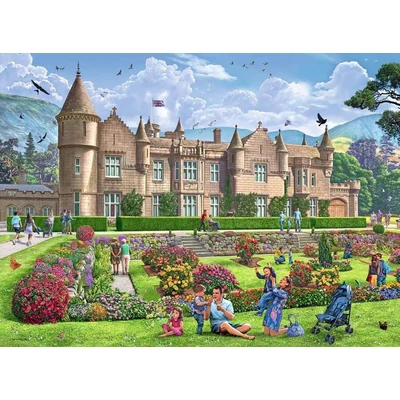 Ravensburger 17140 - Happy Days - Királyi rezidenciák - 4 x 500 db-os puzzle