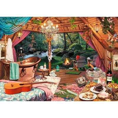 Ravensburger 12000825 - Glamping - 500 db-os puzzle