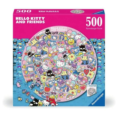 Ravensburger 12001391 - Hello Kitty - 500 db-os kör puzzle