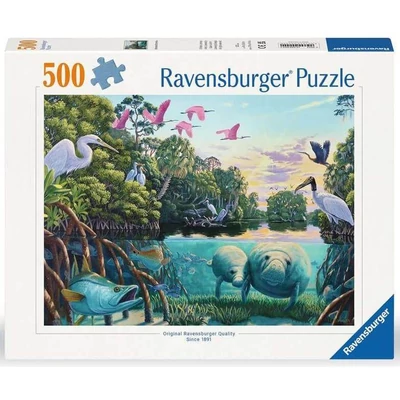 Ravensburger 12000044 - Lamantin pár - 500 db-os puzzle