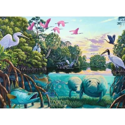 Ravensburger 12000044 - Lamantin pár - 500 db-os puzzle