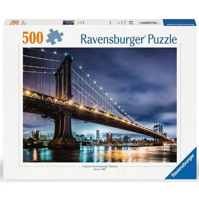 Ravensburger 12000224 - New York, ahol senki nem alszik - 500 db-os puzzle