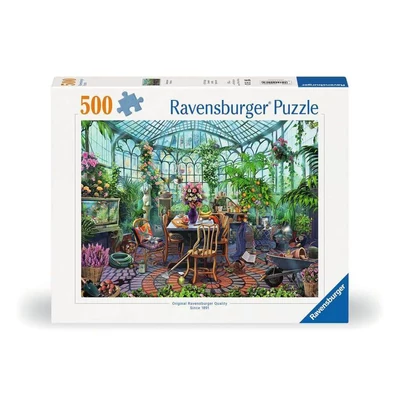 Ravensburger 12000207 - Reggel az üvegházban - 500 db-os puzzle