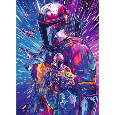 Ravensburger 12001339 - Star Wars - A Mandalóri - 500 db-os XXL puzzle