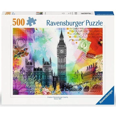 Ravensburger 12000309 - Üdvözlet Londonból - 500 db-os puzzle