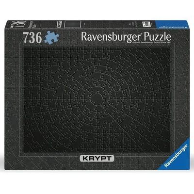 Ravensburger 12000054 - KRYPT fekete - 736 db-os puzzle